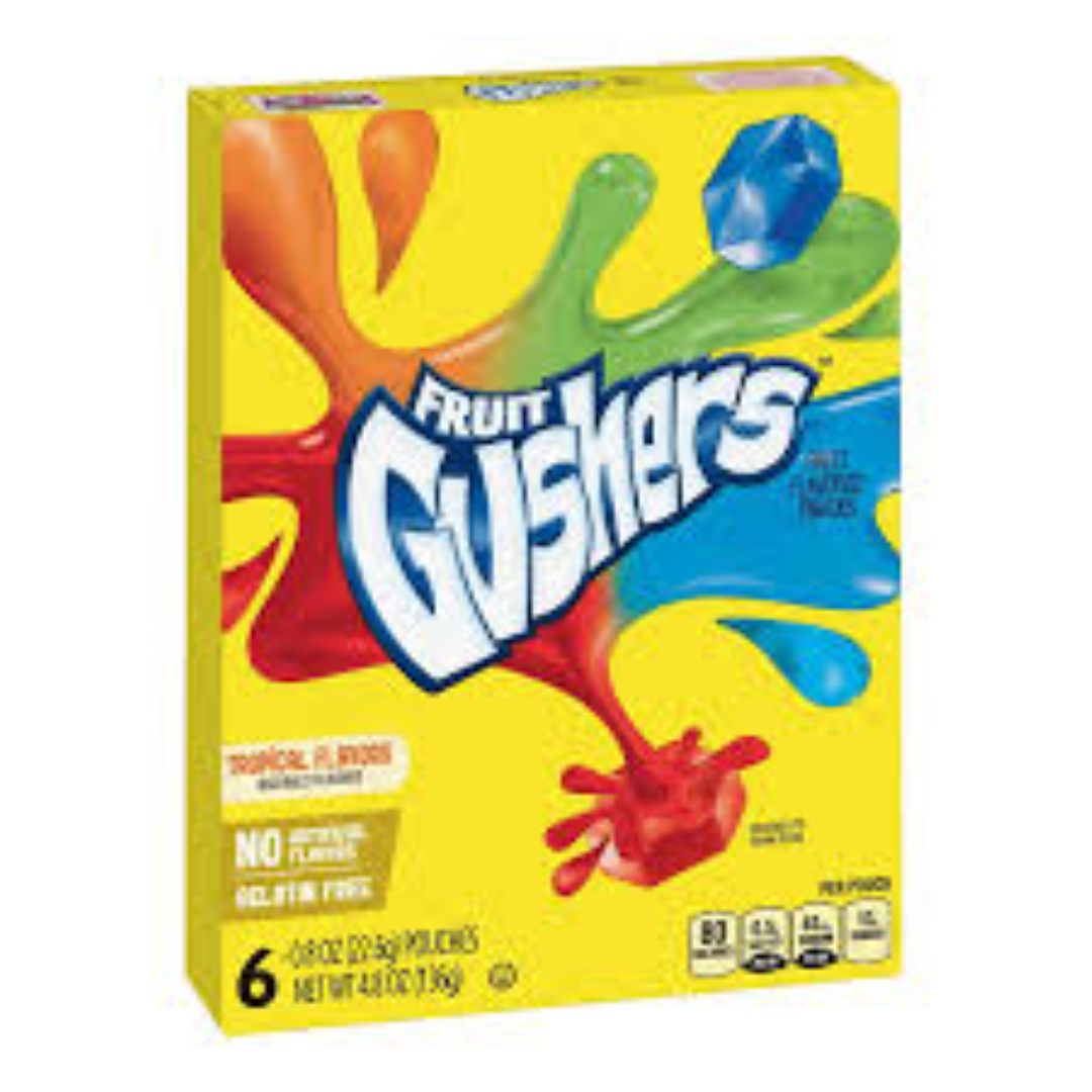 BETTY CROCKER FRUIT GUSHERS TROPICAL 136G